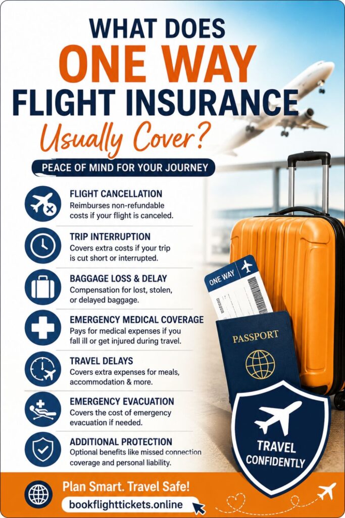 What Does One Way Flight Insurance Usually Cover