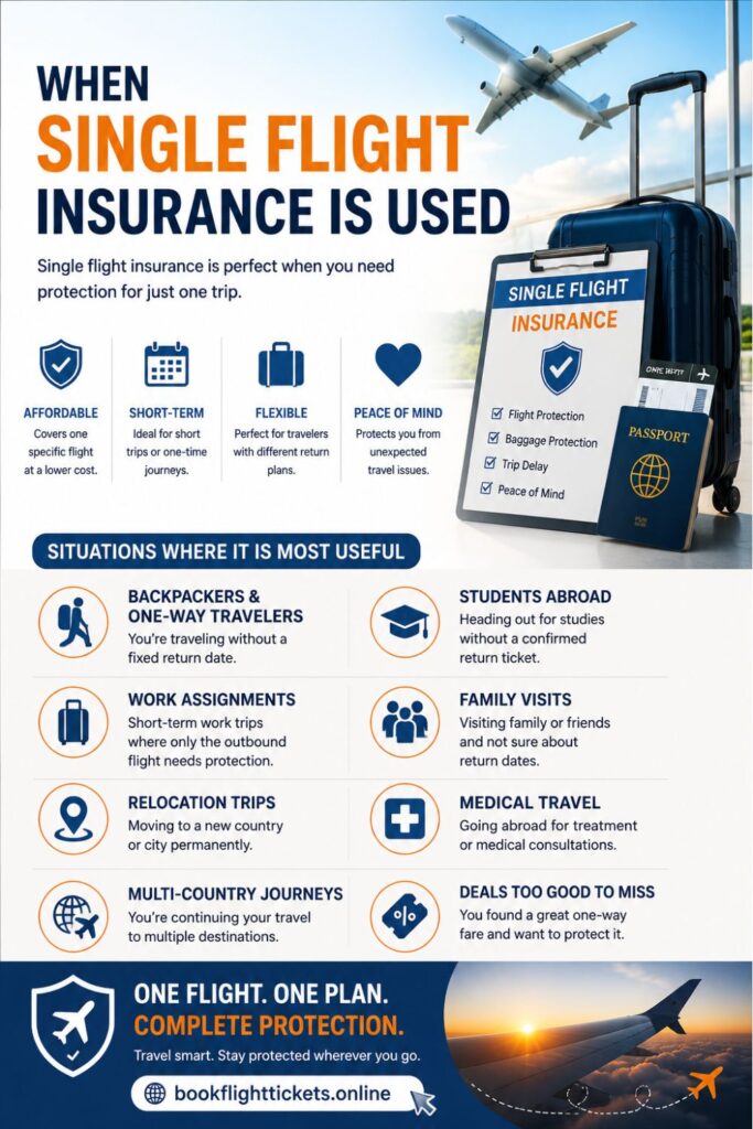 When Single Flight Insurance Is Used