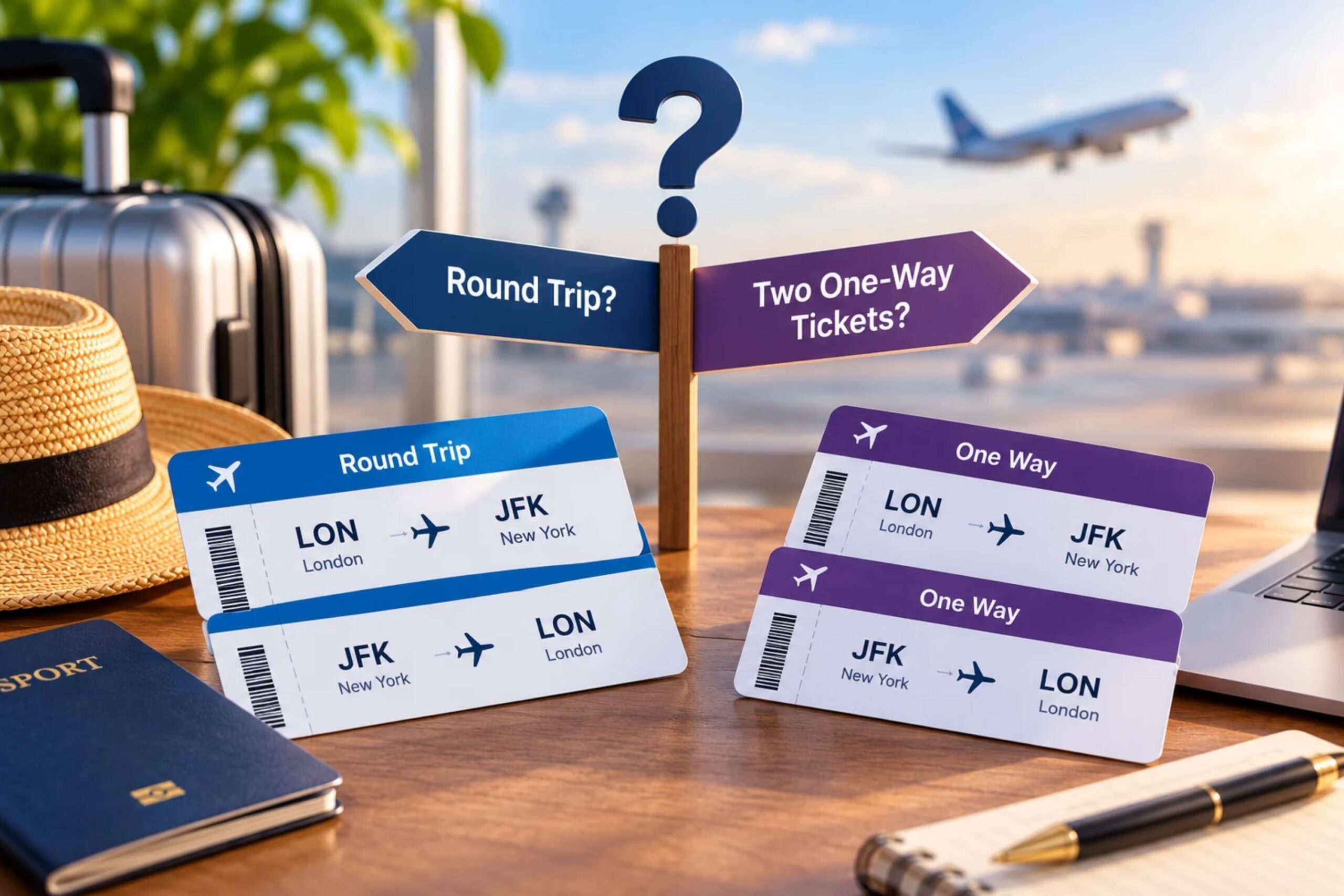 Round-Trip vs Two One-Way Tickets Which Should You Book